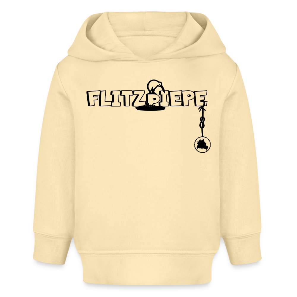 EINE FLITZPIEPE - Bio Hoodie BABY - Creme