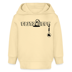EINE FLITZPIEPE - Bio Hoodie BABY - Creme