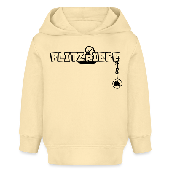 EINE FLITZPIEPE - Bio Hoodie BABY - Creme
