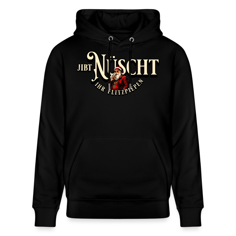 JIBT NÜSCHT IHR FLITZPIEPEN - Unisex Bio-Hoodie - Schwarz
