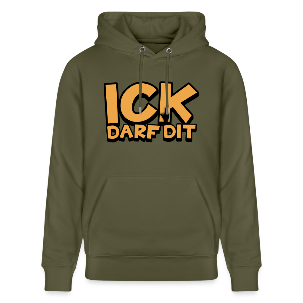 ICK DARF DIT - Bio-Hoodie CRUISER - Khaki Grün