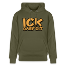 ICK DARF DIT - Bio-Hoodie CRUISER - Khaki Grün