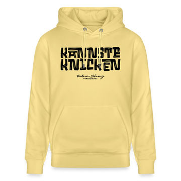 Berliner Schnauze - KANNSTE KNICKEN-Unisex Bio-Hoodie - Gelb Viva 