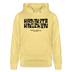 Berliner Schnauze - KANNSTE KNICKEN-Unisex Bio-Hoodie - Gelb Viva 