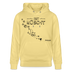 Weihnachten in Berlin 25-JIBT NÜSCHT-Unisex Bio-Hoodie II - Gelb Viva 