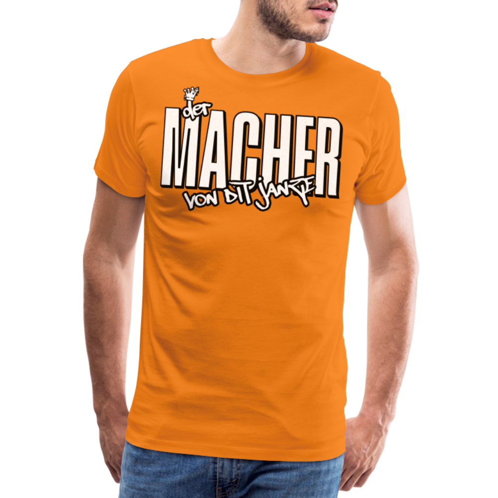 DER MACHER VON DIT JANZE - Männer Premium T-Shirt - Orange