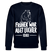 FRÜHER WAR ALLET LEICHTER-ICK OOCH-Unisex Bio-Sweatshirt - Navy