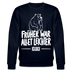 FRÜHER WAR ALLET LEICHTER-ICK OOCH-Unisex Bio-Sweatshirt - Navy
