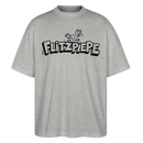 FLITZPIEPE-Oversized Unisex Bio T-Shirt-2026 - Grau meliert