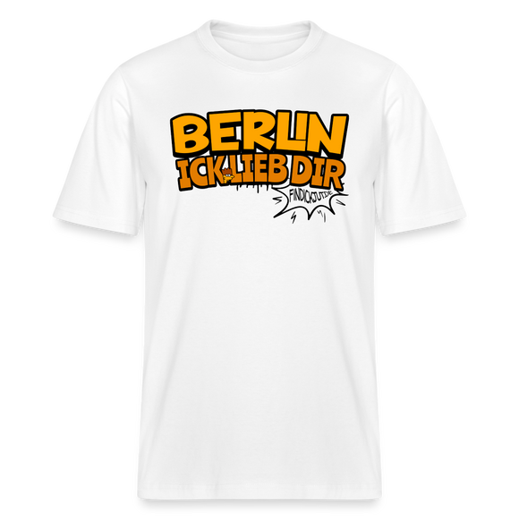 BERLIN ICK LIEB DIR - Relaxed Fit Unisex Bio-T-Shirt - Weiß