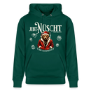 JIBT NÜSCHT-Unisex Bio-Hoodie-mit Berliner Bär - Forest