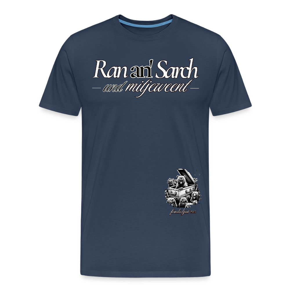 Ran an Sarch-Männer Premium Bio T-Shirt III - Navy