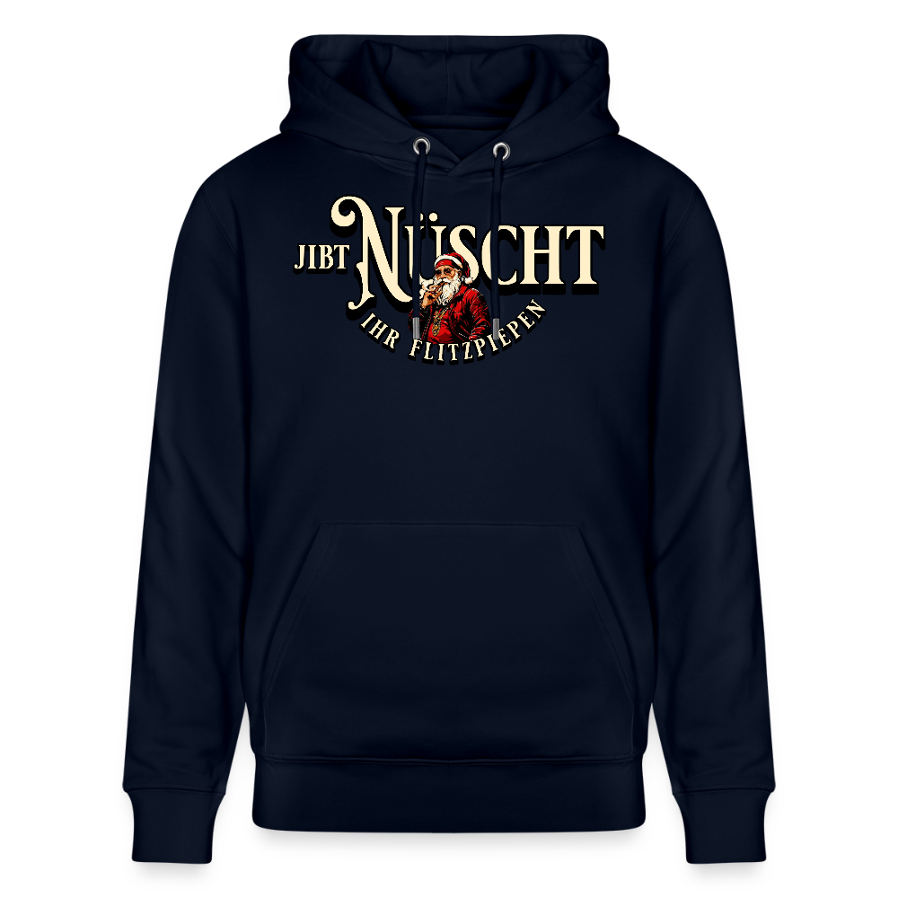 JIBT NÜSCHT IHR FLITZPIEPEN - Unisex Bio-Hoodie - Navy