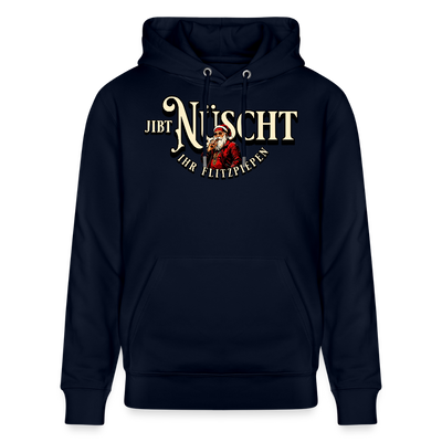 JIBT NÜSCHT IHR FLITZPIEPEN - Unisex Bio-Hoodie - Navy