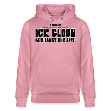 ICK GLOOB, MIR LAUST DER AFFE-Unisex Bio-Hoodie - Lila Traum