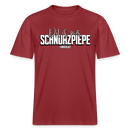 SCHNURZPIEPE-Relaxed Fit Unisex Bio-T-Shirt II - Erdrot