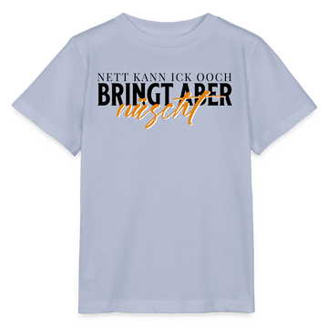 NETT KANN ICK OOCH - Kinder T-Shirt BIO - Lavendel-Violett