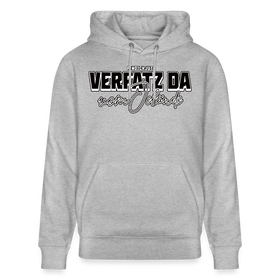 VERFATZ DA VOM JELÄNDE-Unisex Bio-Hoodie - Grau meliert