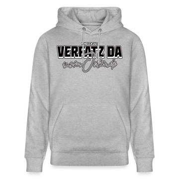 VERFATZ DA VOM JELÄNDE-Unisex Bio-Hoodie - Grau meliert