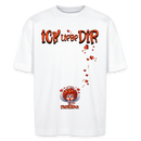 ICK LIEBE DIR-Unisex Oversize Bio-T-Shirt - Weiß