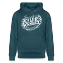 BERLIN SCHNAUZE als Souvenir-Unisex Bio-Hoodie - Dunkles Petrol