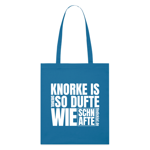 KNORKE? - Bio-Stoffbeutel - Königsblau