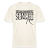 JEH MIR NICH UFFN SENKEL-Relaxed Fit Unisex Bio-T-Shirt - Naturweiß 