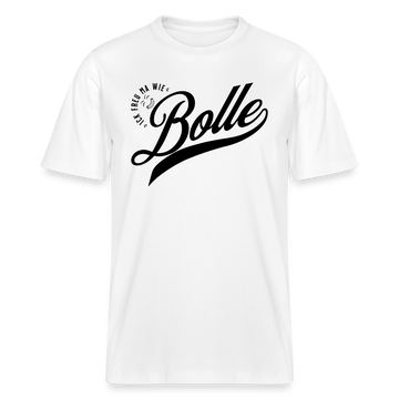 ICK FREU MA WIE BOLLE-Relaxed Fit Unisex Bio-T-Shirt - Weiß