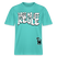 pass ma uff keule-Relaxed Fit Unisex Bio-T-Shirt II - Poolblau