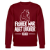 FRÜHER WAR ALLET LEICHTER-ICK OOCH-Unisex Bio-Sweatshirt - Burgunderrot