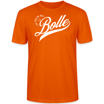 ICK FREU MA WIE BOLLE-Unisex T-Shirt BIO - Tieforange