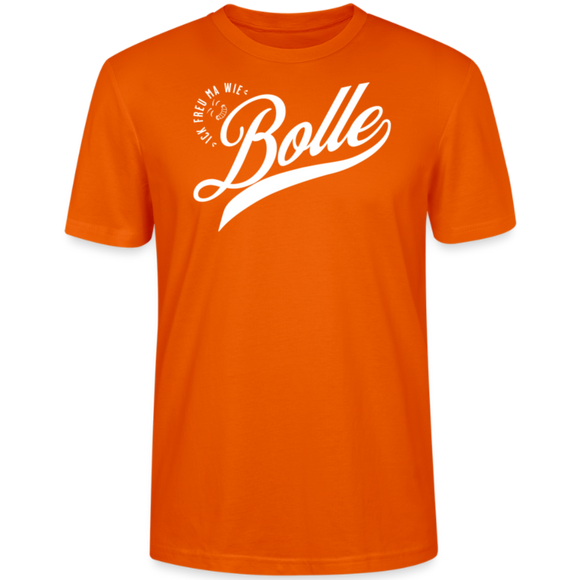 ICK FREU MA WIE BOLLE-Unisex T-Shirt BIO - Tieforange