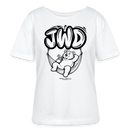 JWD-Berlin-Rundhals Frauen Bio-T-Shirt - Weiß