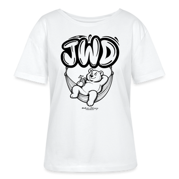 JWD-Berlin-Rundhals Frauen Bio-T-Shirt - Weiß