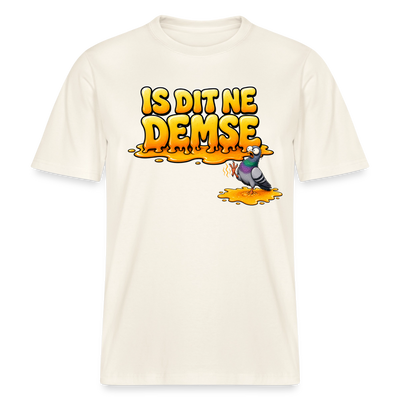 Berlin Shirt-IS DIT NE DEMSE-RELAXED FIT Unisex Organic T-Shirt - Naturweiß 