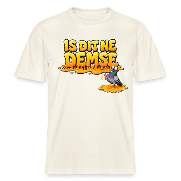 Berlin Shirt-IS DIT NE DEMSE-RELAXED FIT Unisex Organic T-Shirt - Naturweiß 