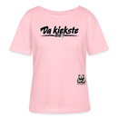 DA KIEKSTE, WA?-Rundhals Frauen Bio-T-Shirt - Hellrosa