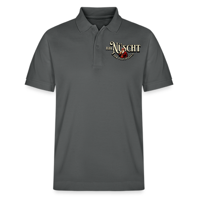 Weihnachten Berlin-JIBT NÜSCHT IHR FLITZPIEPEN-Unisex Bio-Poloshirt - Anthrazit