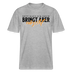 NETT KANN ICK OOCH - Relaxed Fit Unisex Bio-T-Shirt - Grau meliert