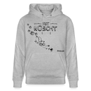 Weihnachten in Berlin 25-JIBT NÜSCHT-Unisex Bio-Hoodie II - Grau meliert