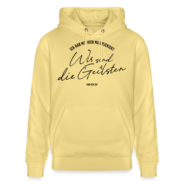 WIR SIND DIE GEILSTEN-Berlin26-Unisex Bio-Hoodie - Gelb Viva 