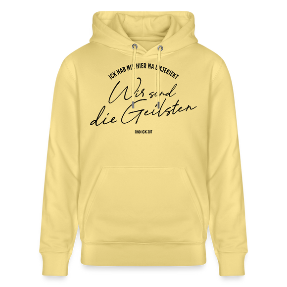 WIR SIND DIE GEILSTEN-Berlin26-Unisex Bio-Hoodie - Gelb Viva 