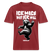 ICK MACH WAT ICK WILL-Relaxed Fit Unisex Bio-T-Shirt III - Erdrot