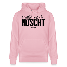 NETT KANN ICK OOCH. Berliner Spruch-Unisex Bio-Hoodie - Hellrosa