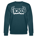 ICKE-Unisex Bio-Sweatshirt  mit Berliner Schnauze - Dunkles Petrol