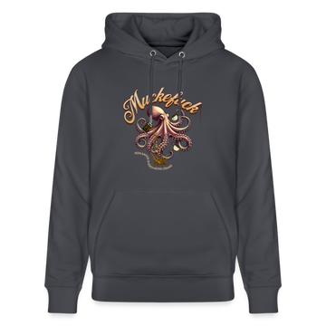 MUCKEFUCK - Unisex Bio-Hoodie - Indigoblau