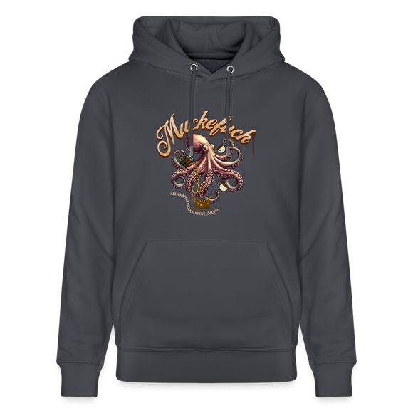 MUCKEFUCK - Unisex Bio-Hoodie - Indigoblau