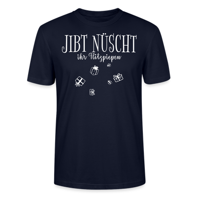JIBT NÜSCHT - Unisex T-Shirt Bio-regular - Navy