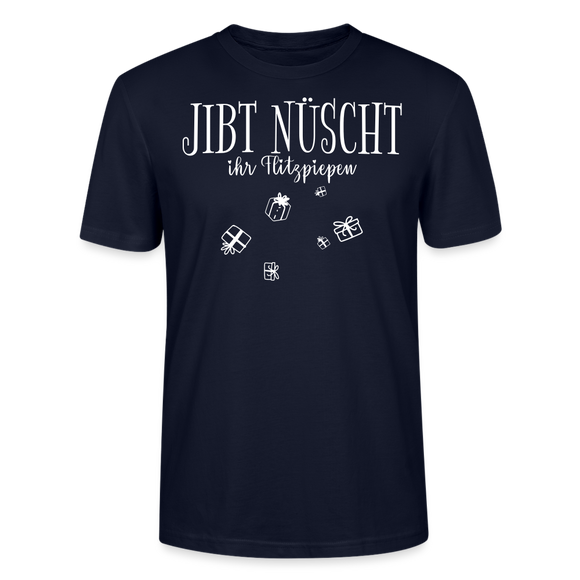 JIBT NÜSCHT - Unisex T-Shirt Bio-regular - Navy