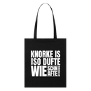 KNORKE? - Bio-Stoffbeutel - Schwarz